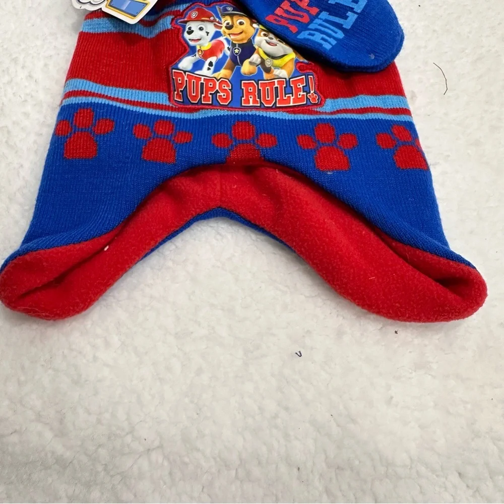 Toddler Paw Patrol Hat and Mitten Set